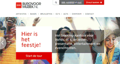 Desktop Screenshot of burovoormuziek.nl