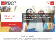 Tablet Screenshot of burovoormuziek.nl